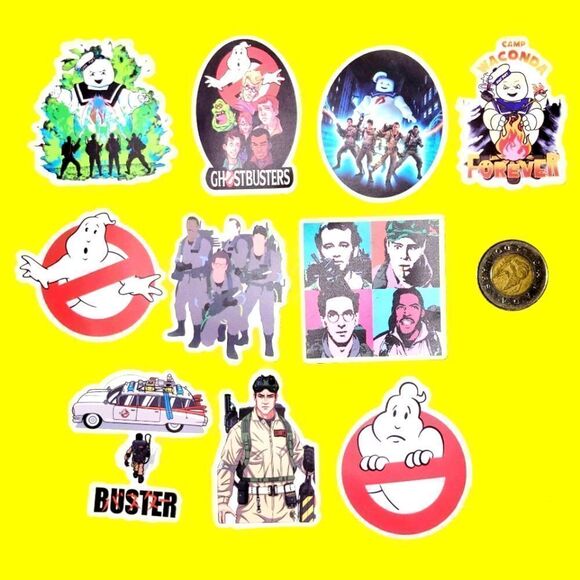 3/$20 Brand New 10x Waterproof Ghostbusters stickers - Picture 1 of 1
